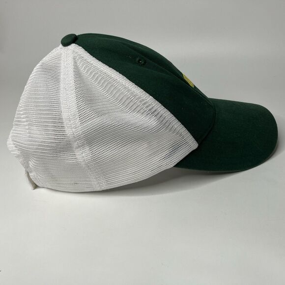 Masters Golf Hat Cap Green White Embroidered Logo Mesh Strapback American Needle - Picture 9 of 16